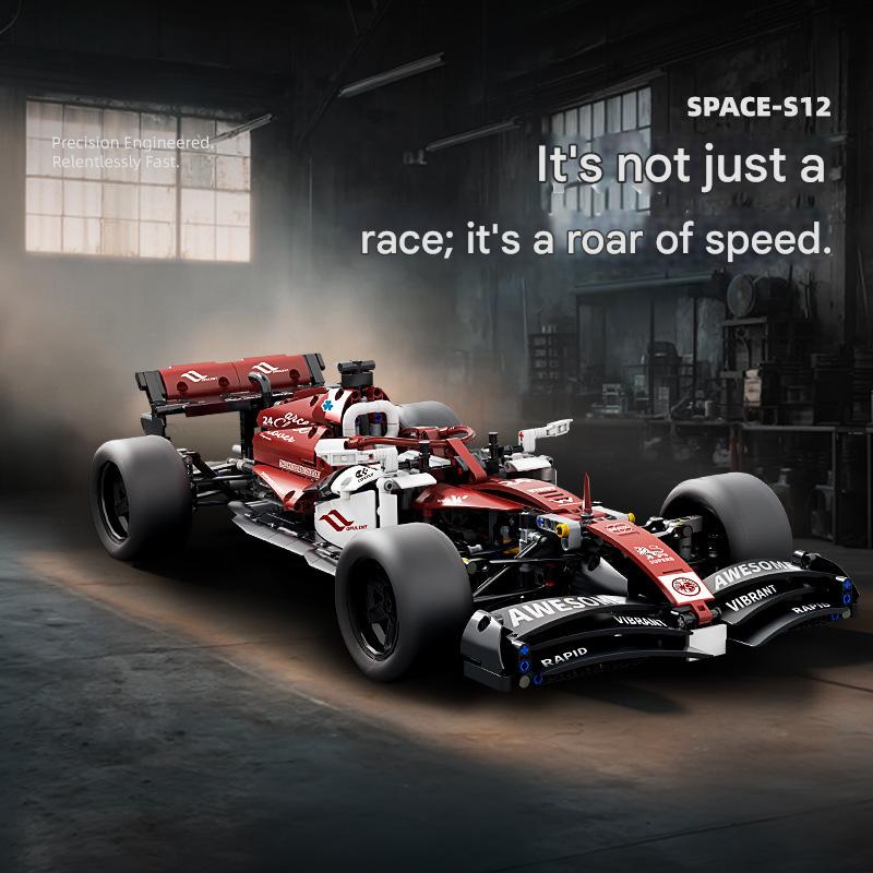 Formula Racing Car Building Kit – 1:10 Scale Large Display Model