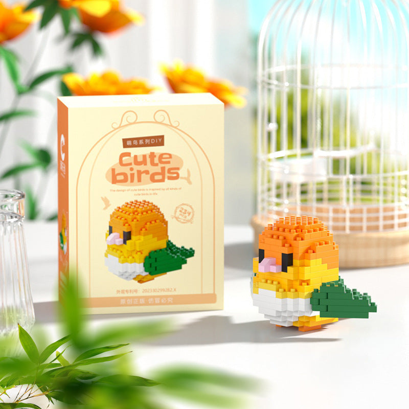 Pixel Bird Building Kit – Micro Bird Display with Movable Wings