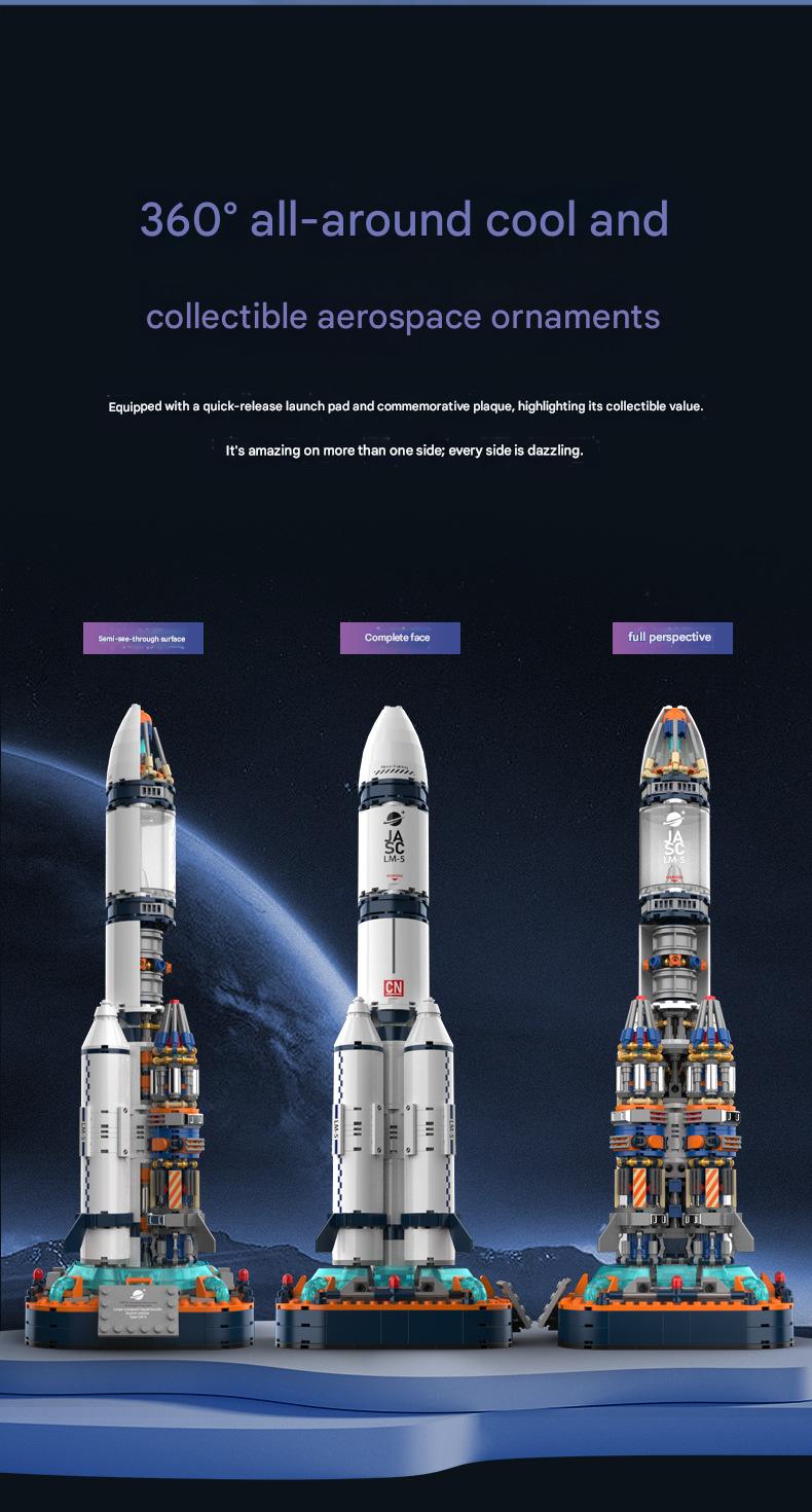 Rocket Building Kit – Large Scale Aerospace Launch Vehicle Display