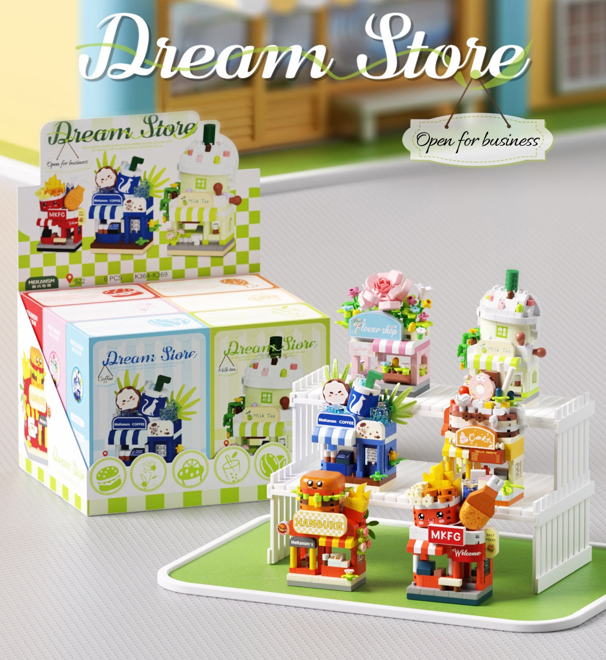 Dream Store Building Kit – Mini Street Shop Micro Build