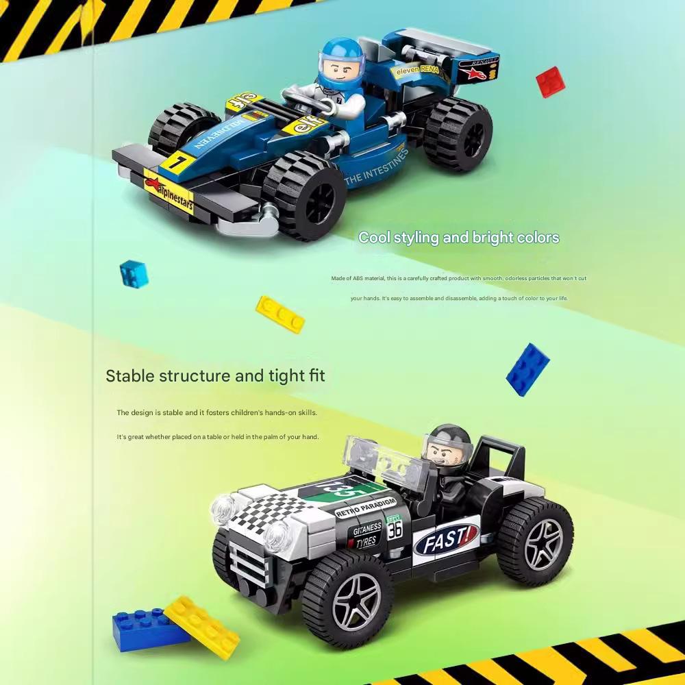 Mini Racing Car Building Kit – Compact Speed Micro Build Set