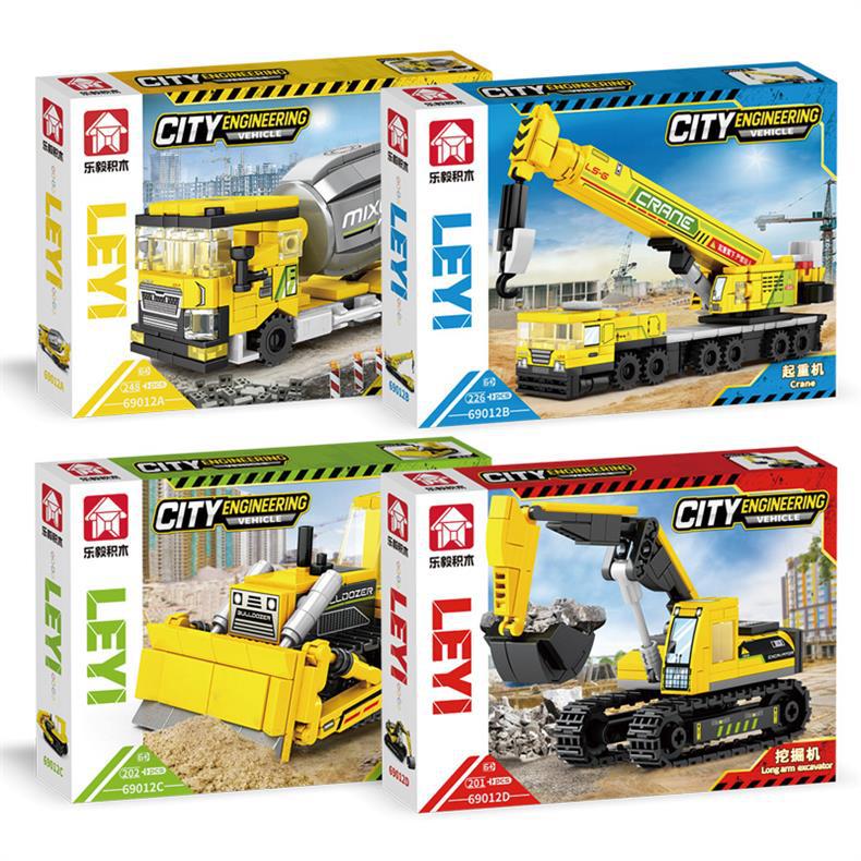 Construction Vehicle Building Kit – City Engineering Truck Set