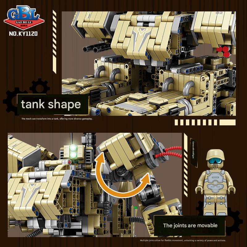Mammoth Mecha Building Kit – Large Scale Engineering Robot Display
