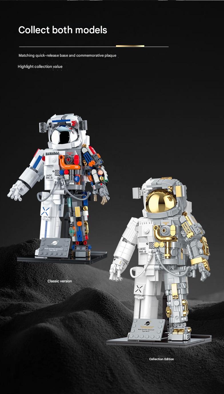 Collector Astronaut Building Kit – Large Scale Space Figure Display