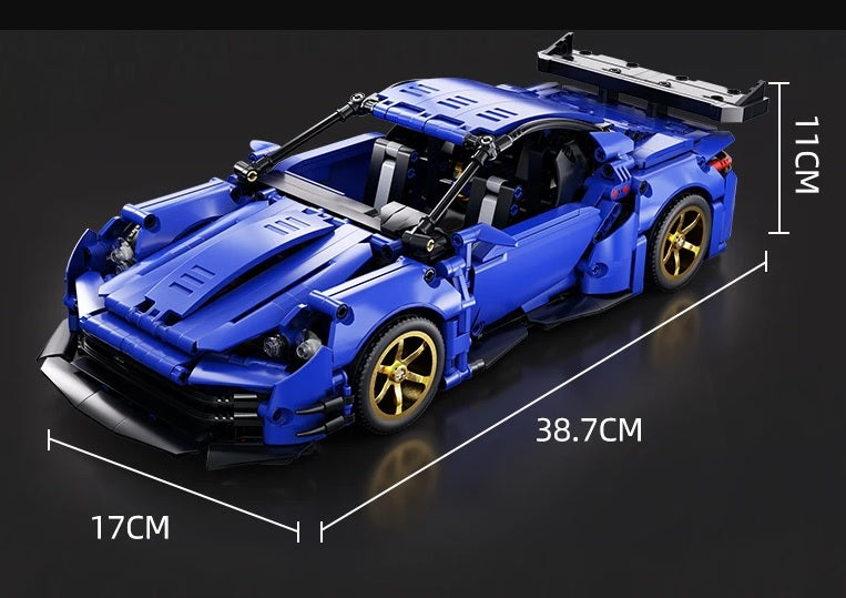 Super Racing Car Building Kit – 1:14 Scale Sports Car Display