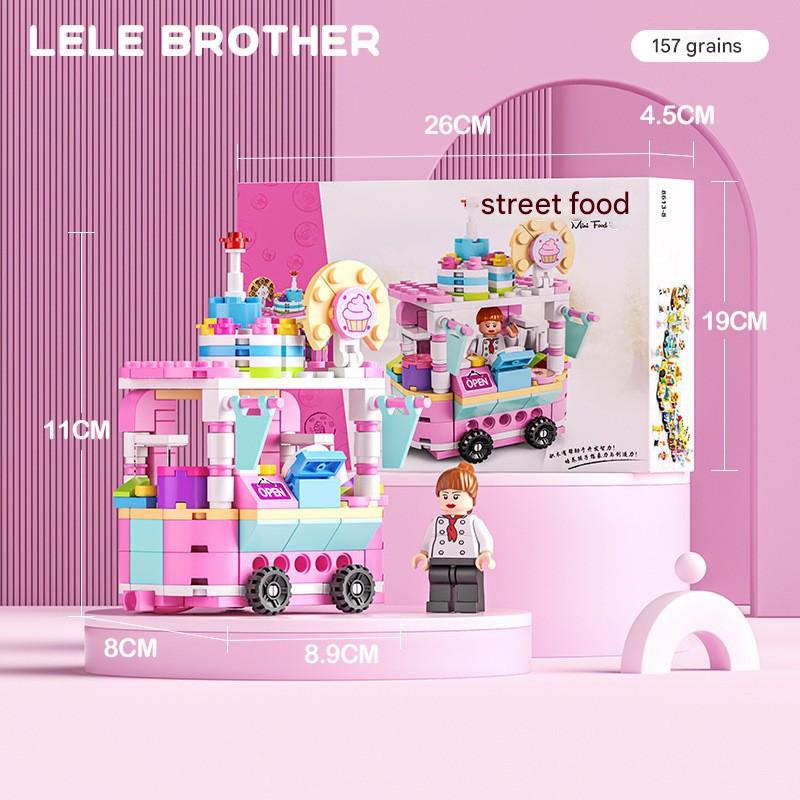 Food Truck Building Kit – City Street Food Cart Collection