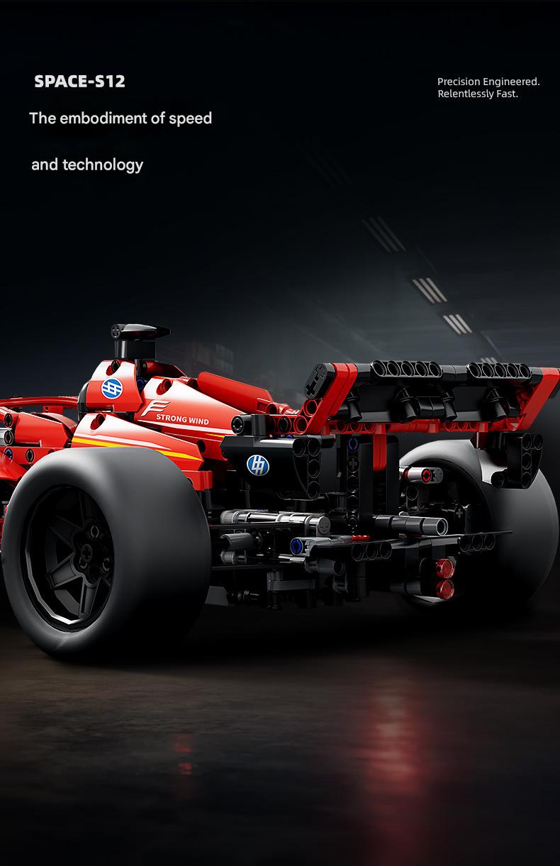 Formula Racing Car Building Kit – 1:10 Scale Large Display Model