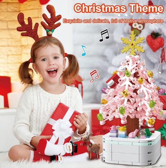Christmas Tree Photo Frame Building Kit – Festive Holiday Decoration