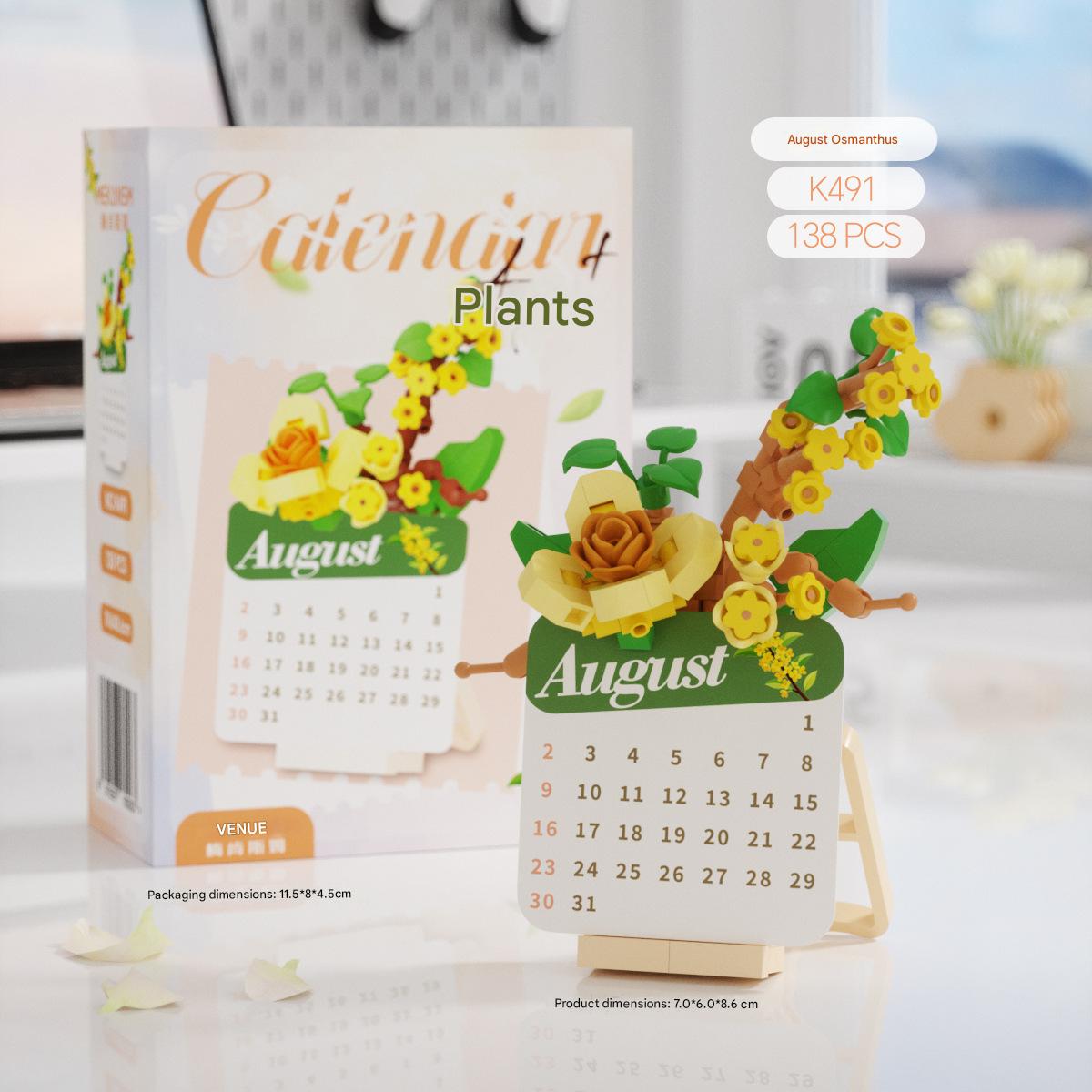 Floral Calendar Building Kit – Perpetual Flower Micro Build Set
