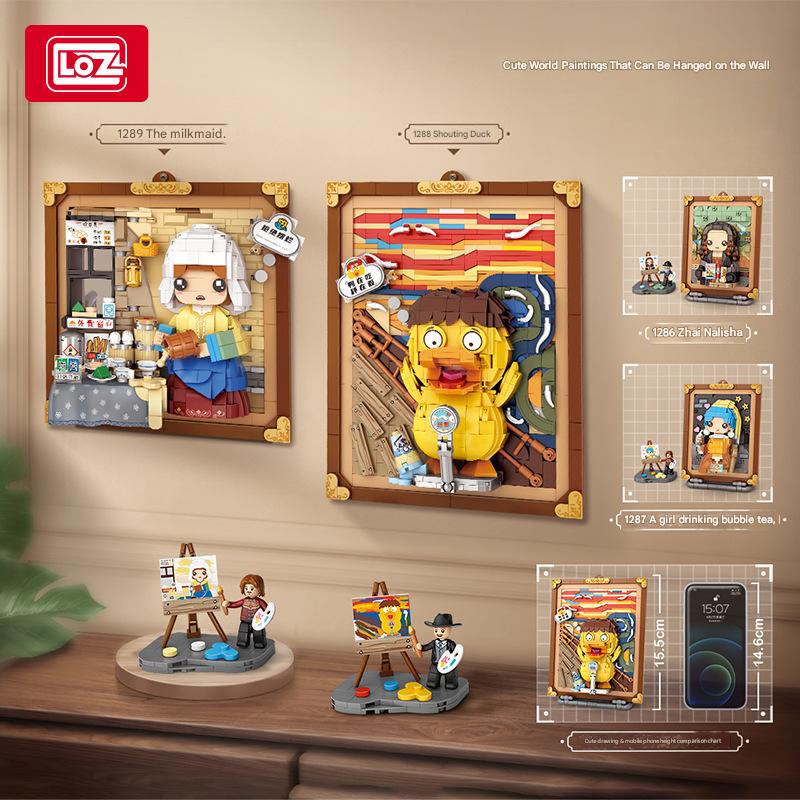 3D Painting Frame Building Kit – Cute Art Display Micro Build