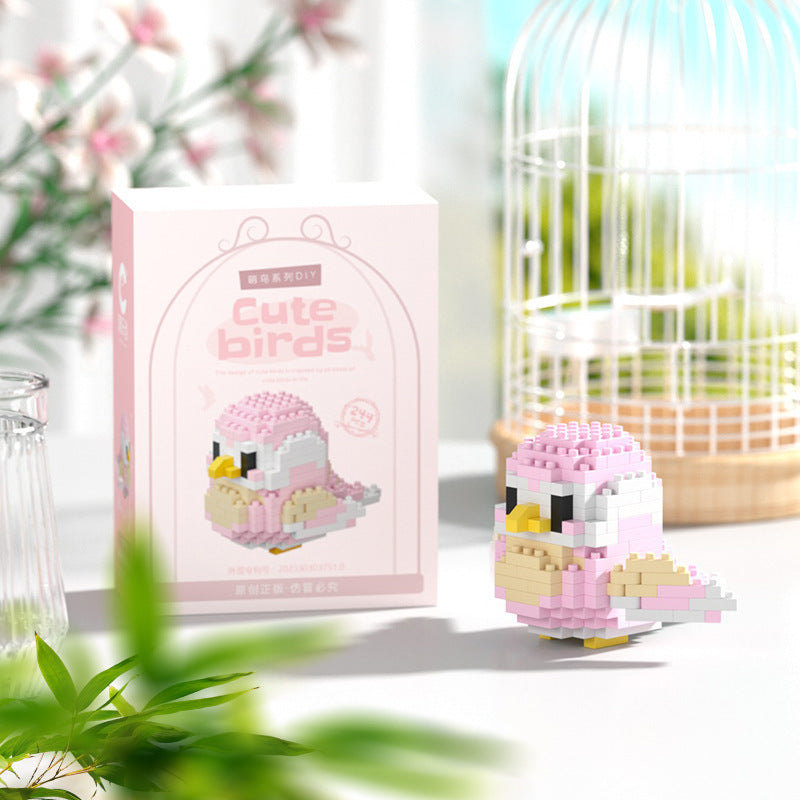 Pixel Bird Building Kit – Micro Bird Display with Movable Wings