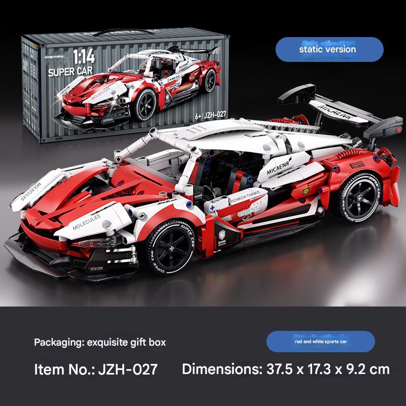 Super Racing Car Building Kit – 1:14 Scale Sports Car Display