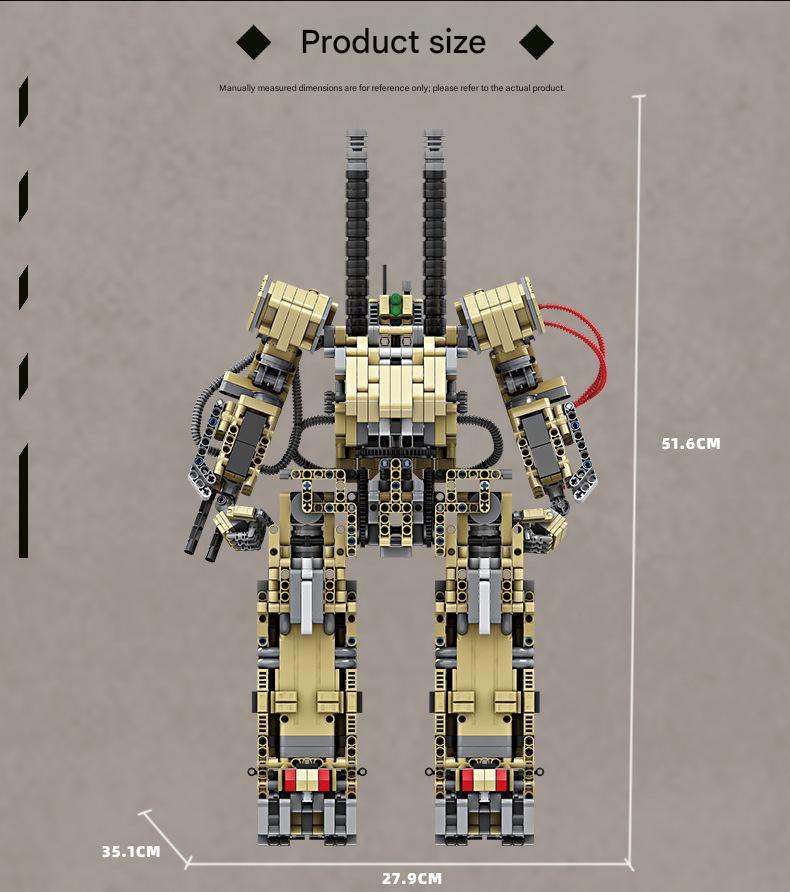 Mammoth Mecha Building Kit – Large Scale Engineering Robot Display