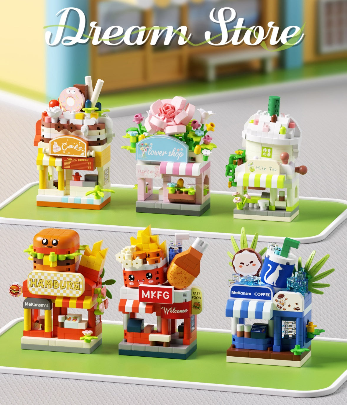 Dream Store Building Kit – Mini Street Shop Micro Build