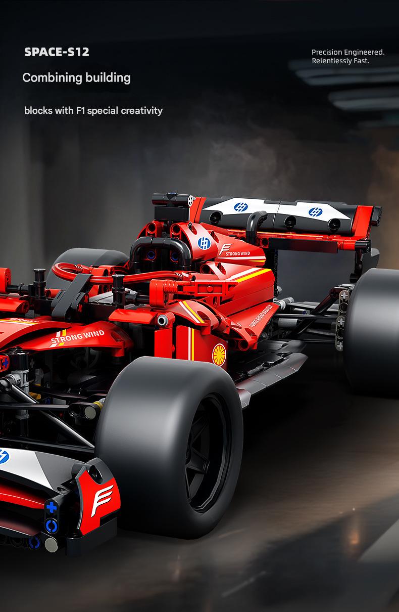 Formula Racing Car Building Kit – 1:10 Scale Large Display Model