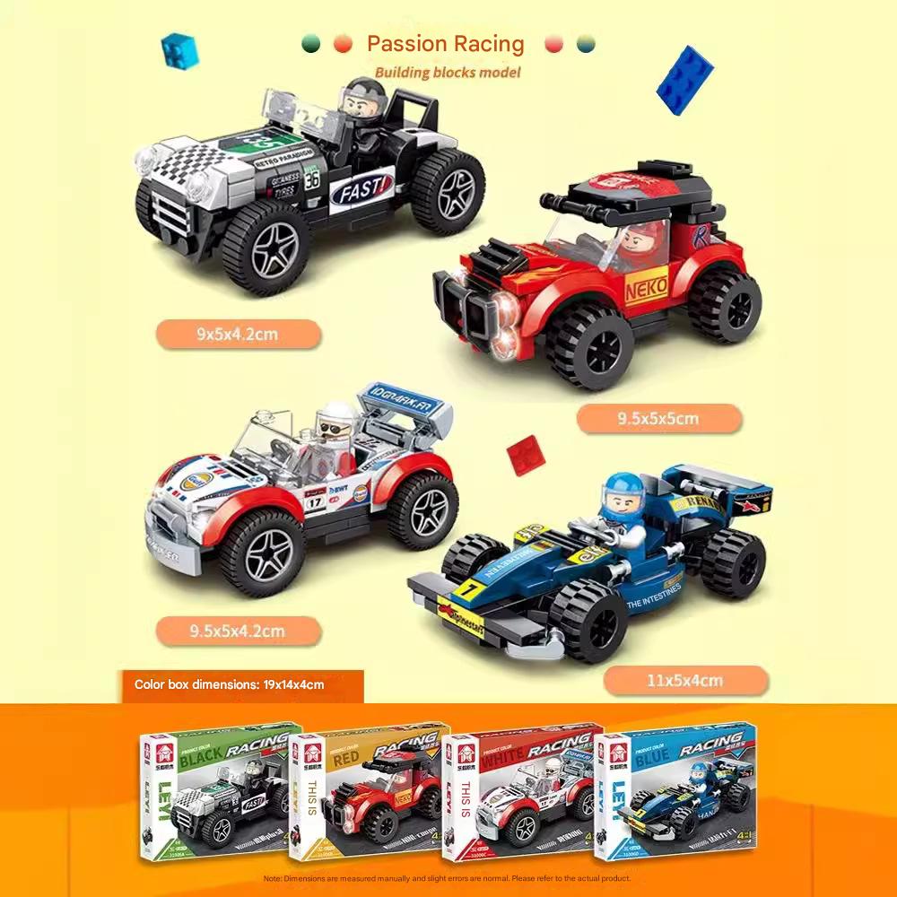 Mini Racing Car Building Kit – Compact Speed Micro Build Set