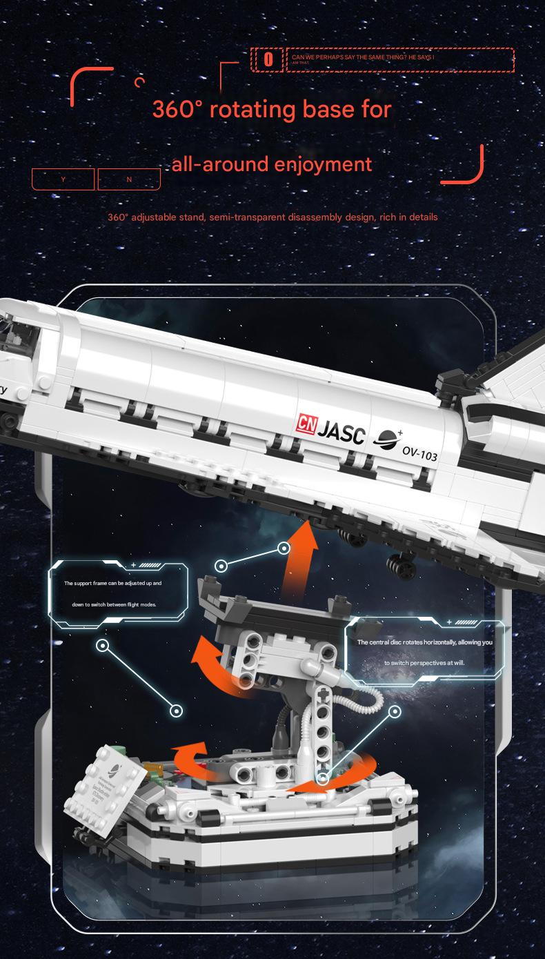 Space Shuttle Building Kit – Aerospace Shuttle Display Set