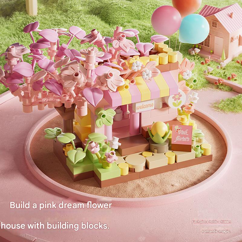 Flower Shop Street Scene Building Kit – Micro Scale Boutique Storefront