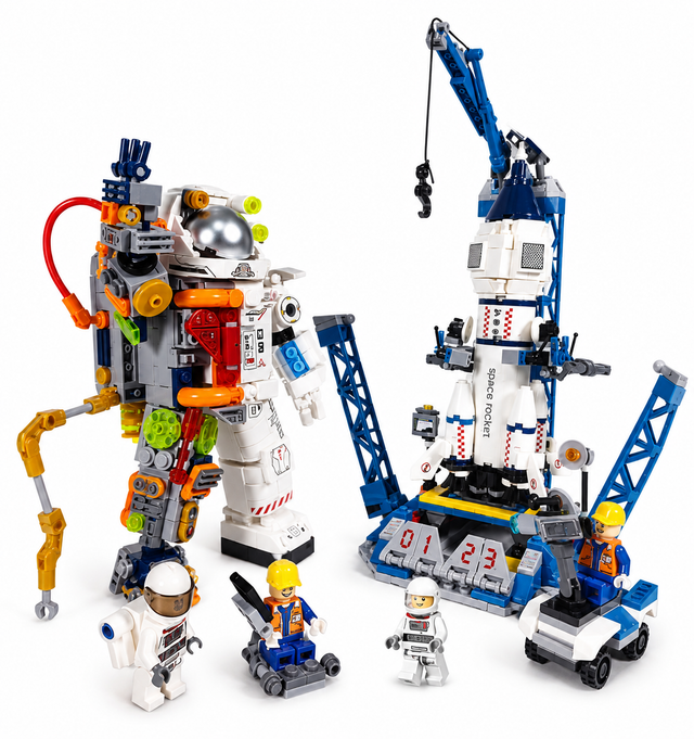 Astronaut Space Rocket Building Kit