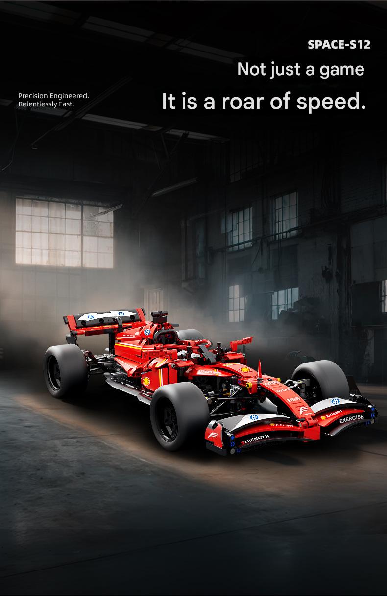 Formula Racing Car Building Kit – 1:10 Scale Large Display Model