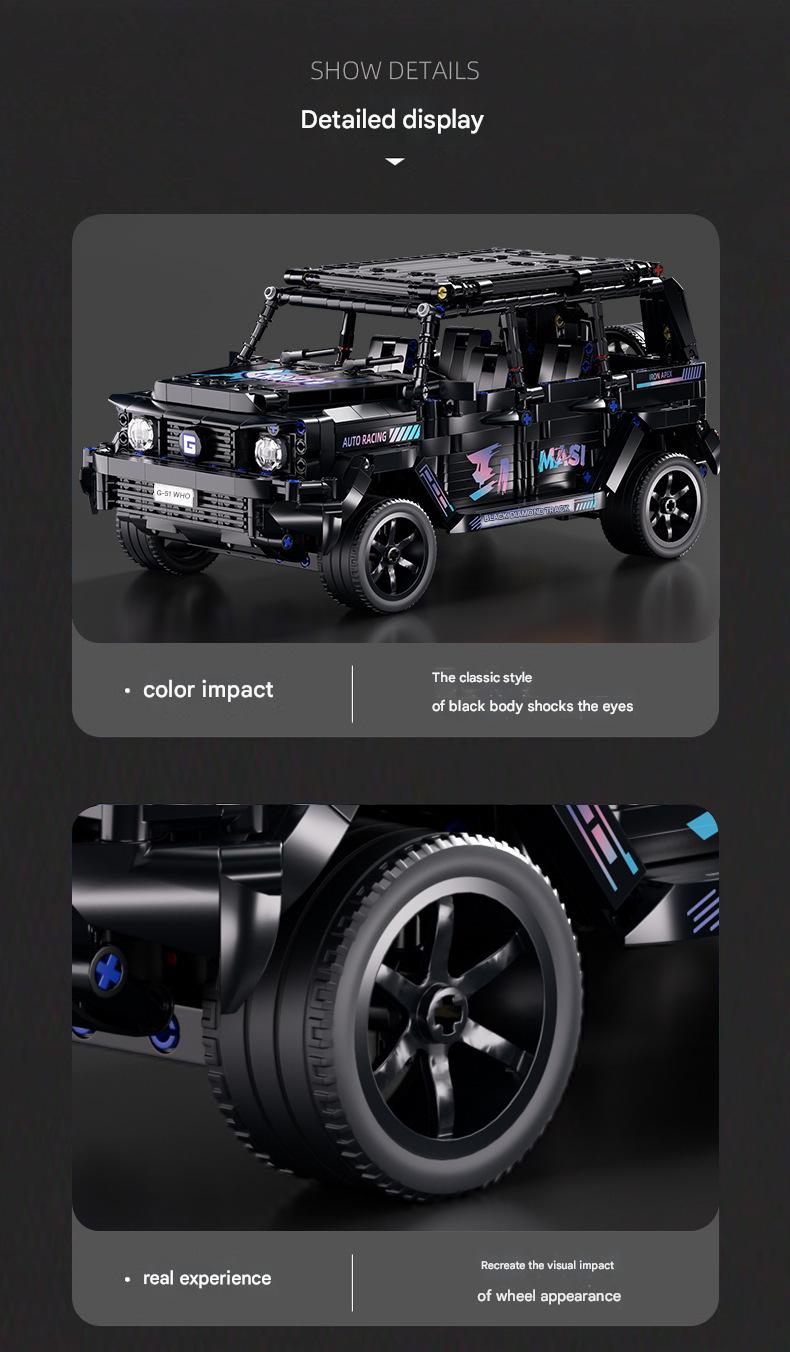 Off-Road SUV Building Kit – 1:14 Scale Rugged Vehicle Display