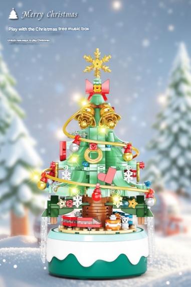 Christmas Bell Tree Building Kit – Festive Crystal Display Set