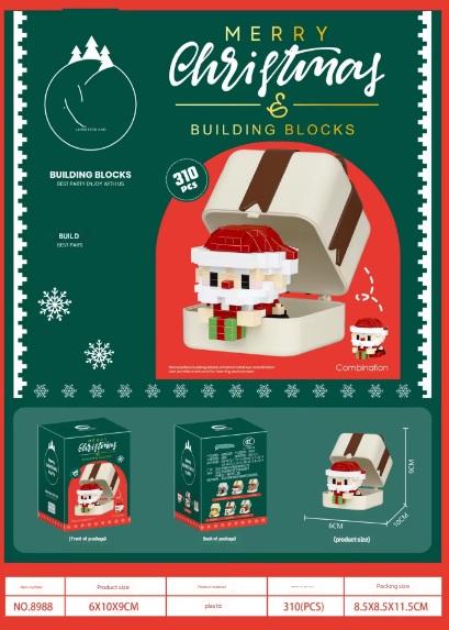 Christmas Animal Building Kit – Festive Holiday Character Gift Set