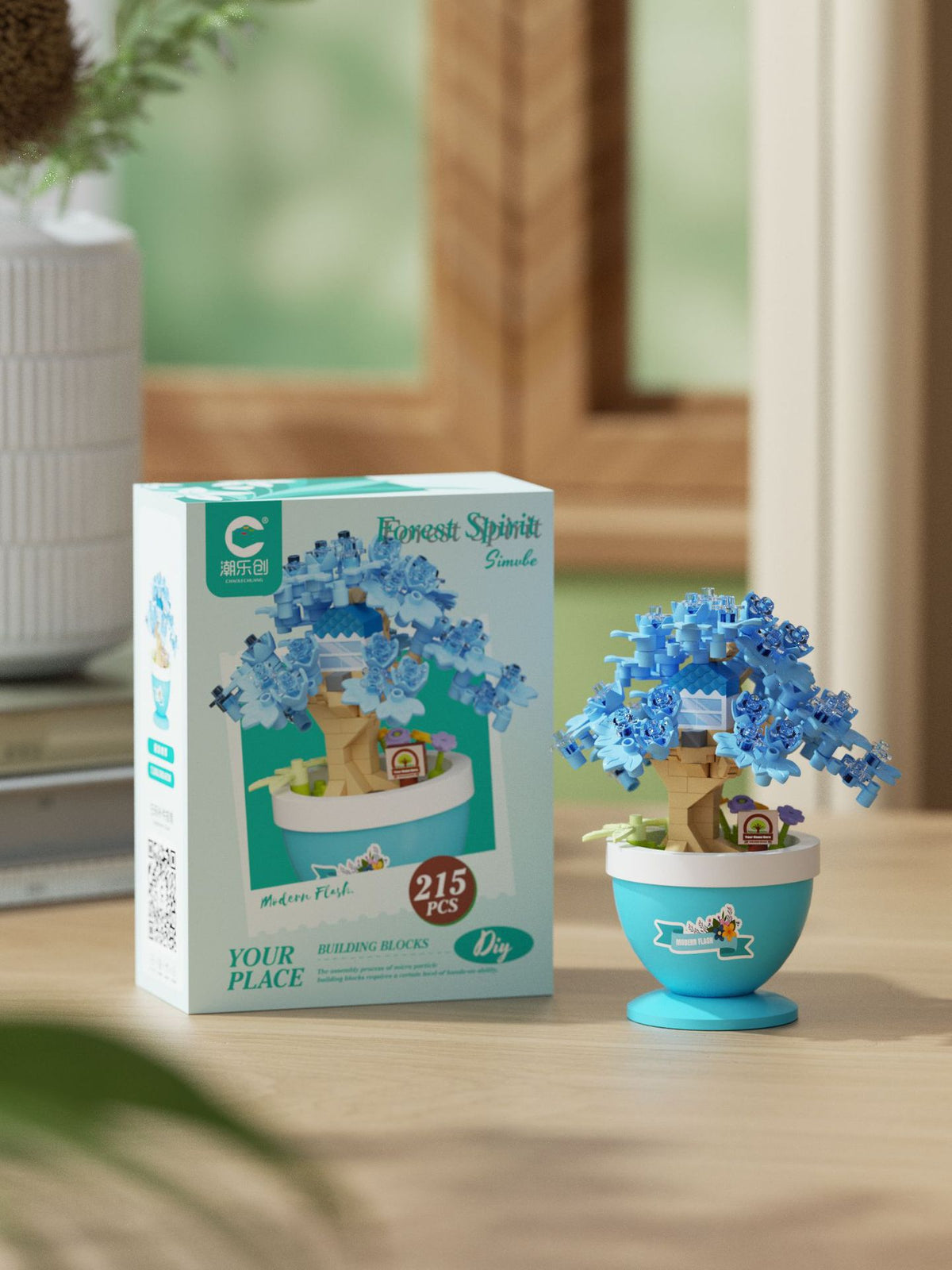 Garden Cottage Building Kit – Flower Pot Tree House Micro Build