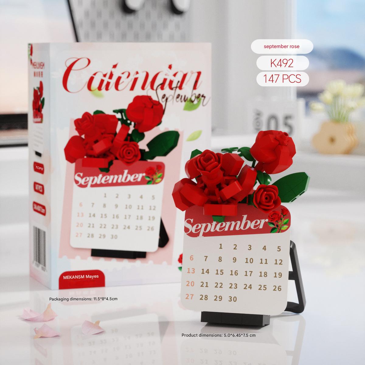 Floral Calendar Building Kit – Perpetual Flower Micro Build Set