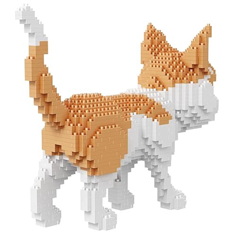 Cat Building Kit – Realistic Lifelike Cat Micro Build Set