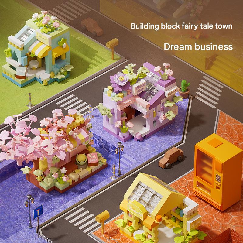 Flower Shop Street Scene Building Kit – Micro Scale Boutique Storefront