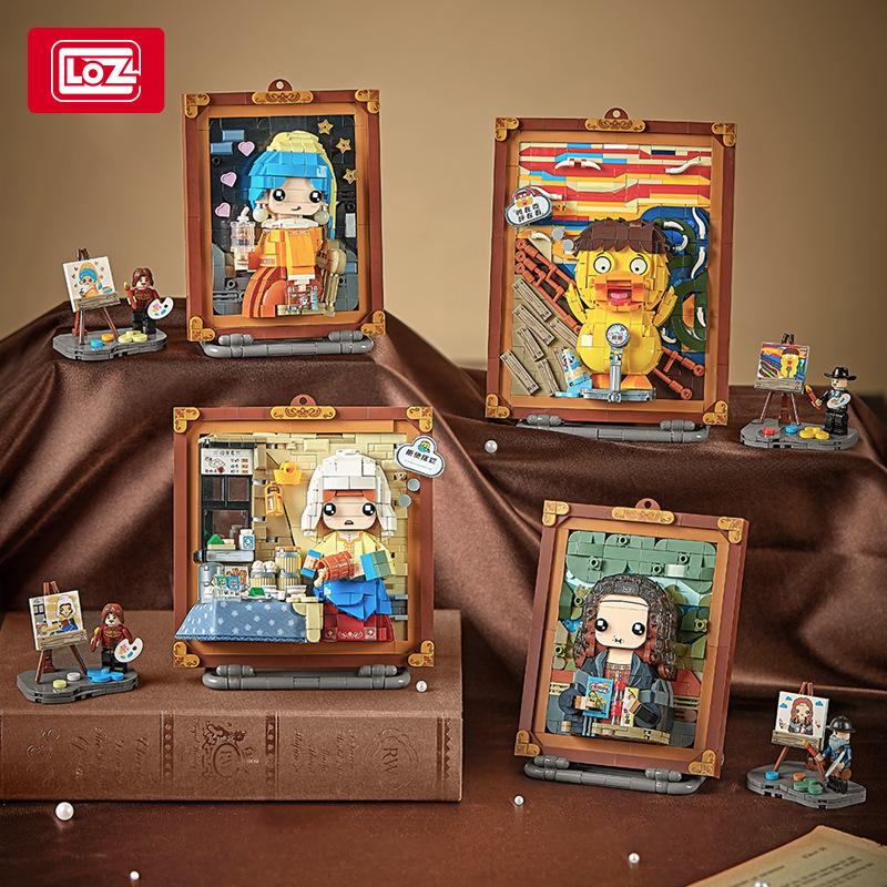 3D Painting Frame Building Kit – Cute Art Display Micro Build