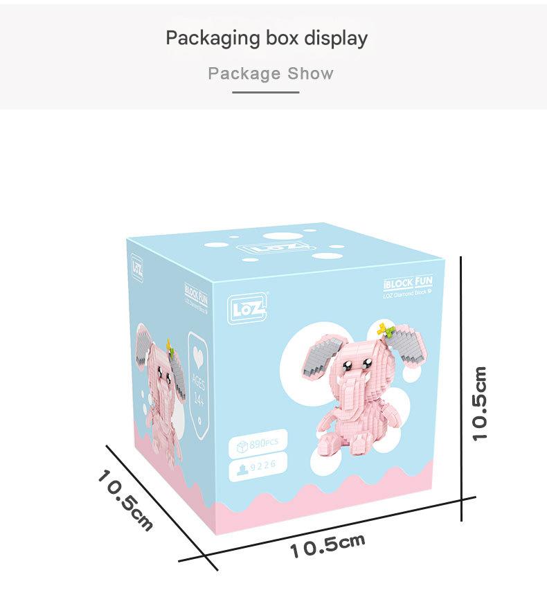 Animal Doll Building Kit – Trendy Character Micro Build Set