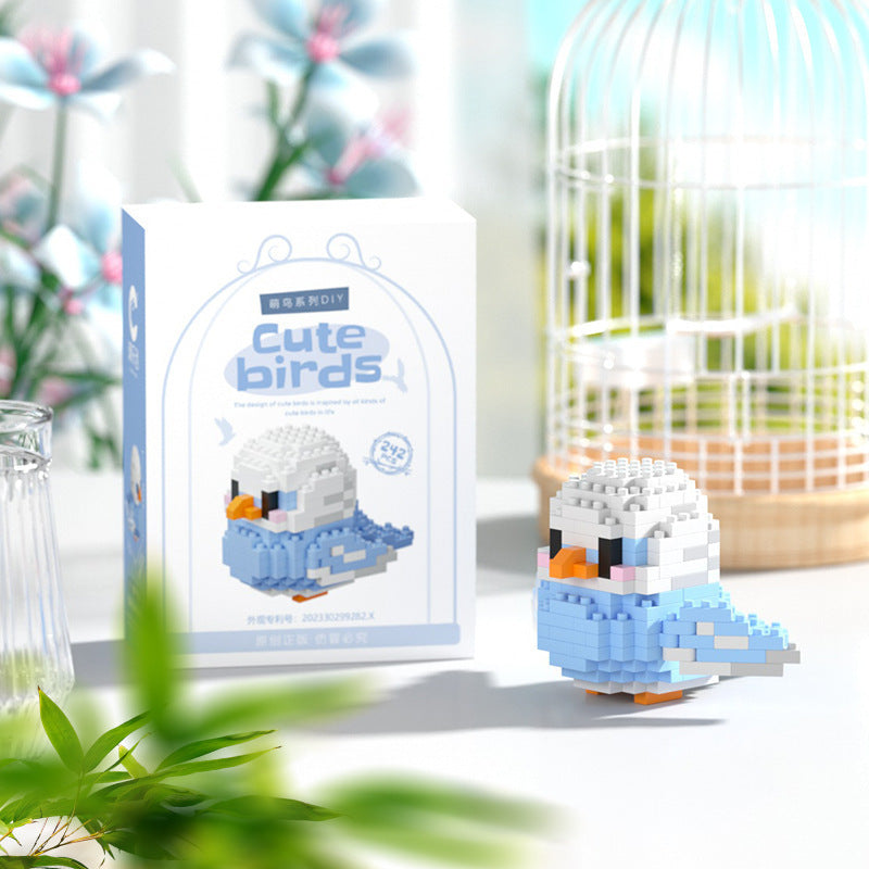 Pixel Bird Building Kit – Micro Bird Display with Movable Wings