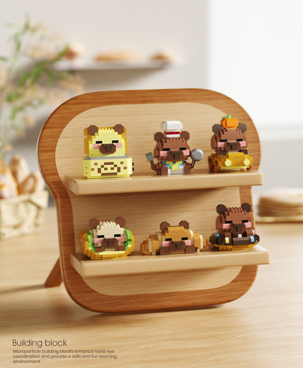 Capybara Bakery Building Kit – Cute Character Micro Build Set