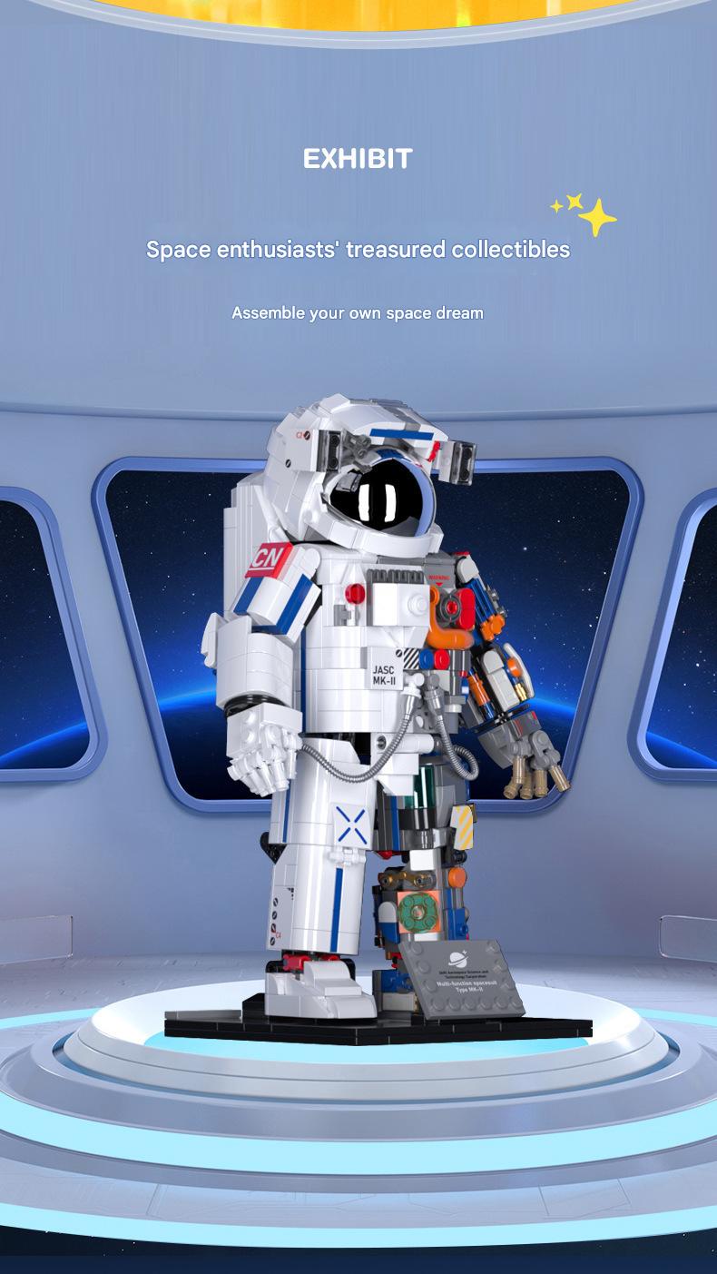 Astronaut Building Kit – Aerospace Space Suit Display Set