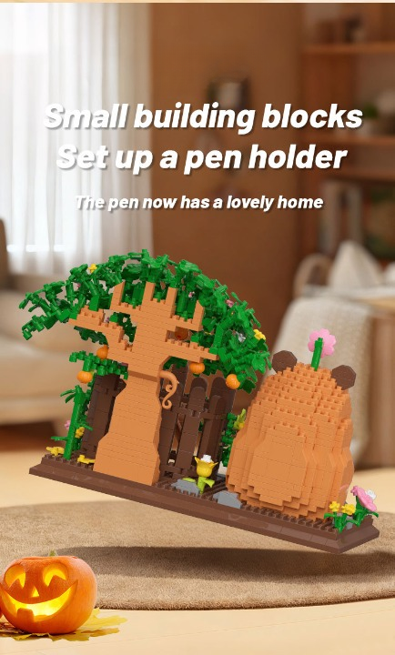 Capybara Pen Holder Building Kit – Cute Tree House Micro Build