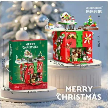 Christmas Gift House Music Box Building Kit